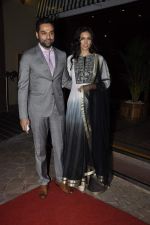 Abhay Deol, Preeti Desai at Aamna Sharif wedding reception in Mumbai on 28th Dec 2013